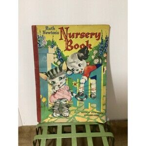 Vintage Ruth Newtons Nursery Book Paperback Bright Illustrations *See Pictures*